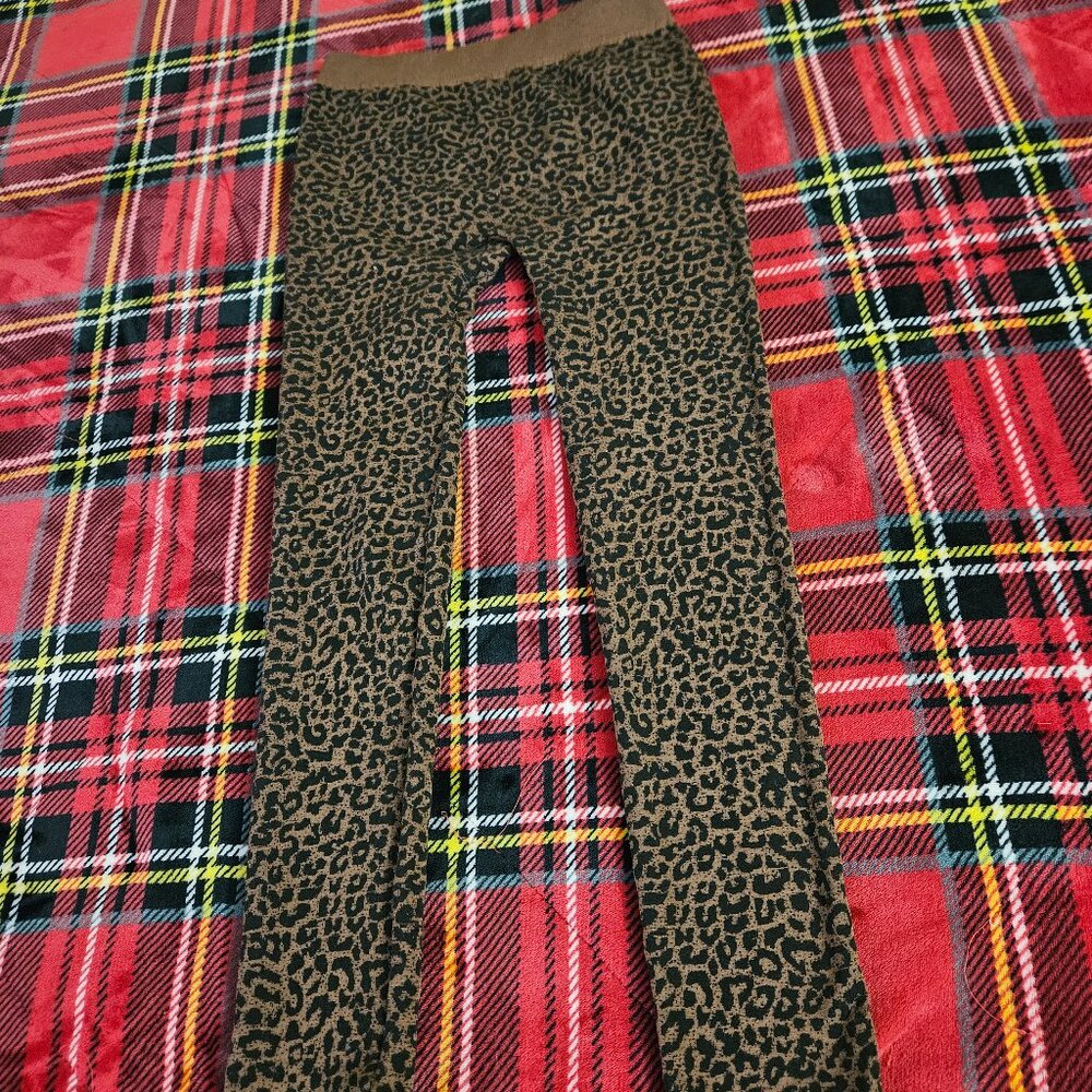 Leopard Print, Warm Leggings